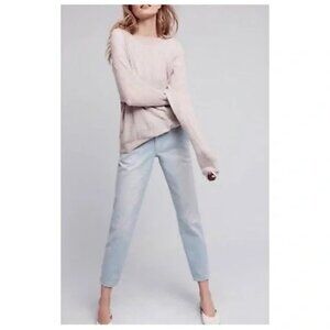 Anthropologie Light Blue Cropped Pants
